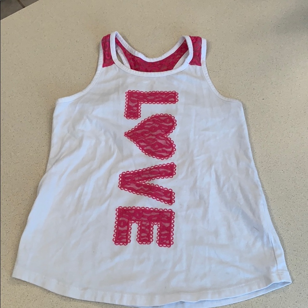 Adorable girls tank top
